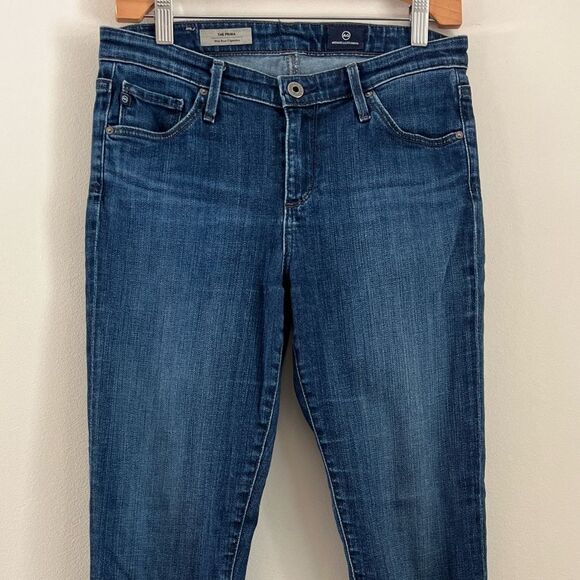 AG Adriano Goldschmied Prima Mid Rise Cigarette Blue Jean | Size 28 - Picture 4 of 8